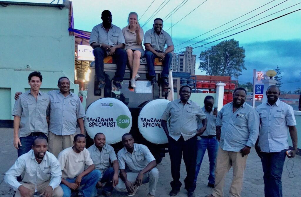 Das Team von Tanzania Specialist in Tansania