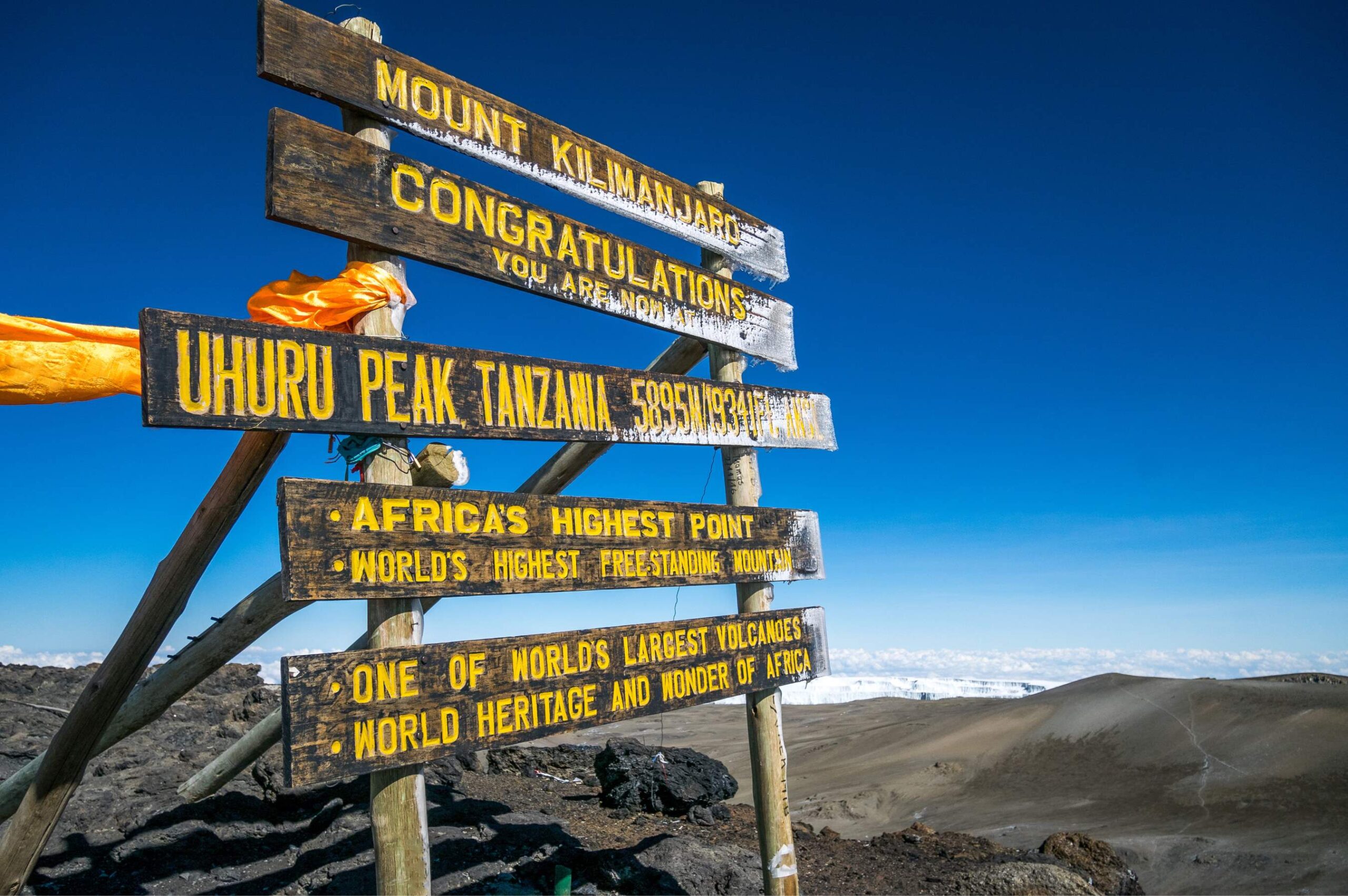 Marangu Route, Tag 5/6: Kibo Huts (4.700 m) – Uhuru Peak (5.895 m) – Horombo Huts (3.720 m)