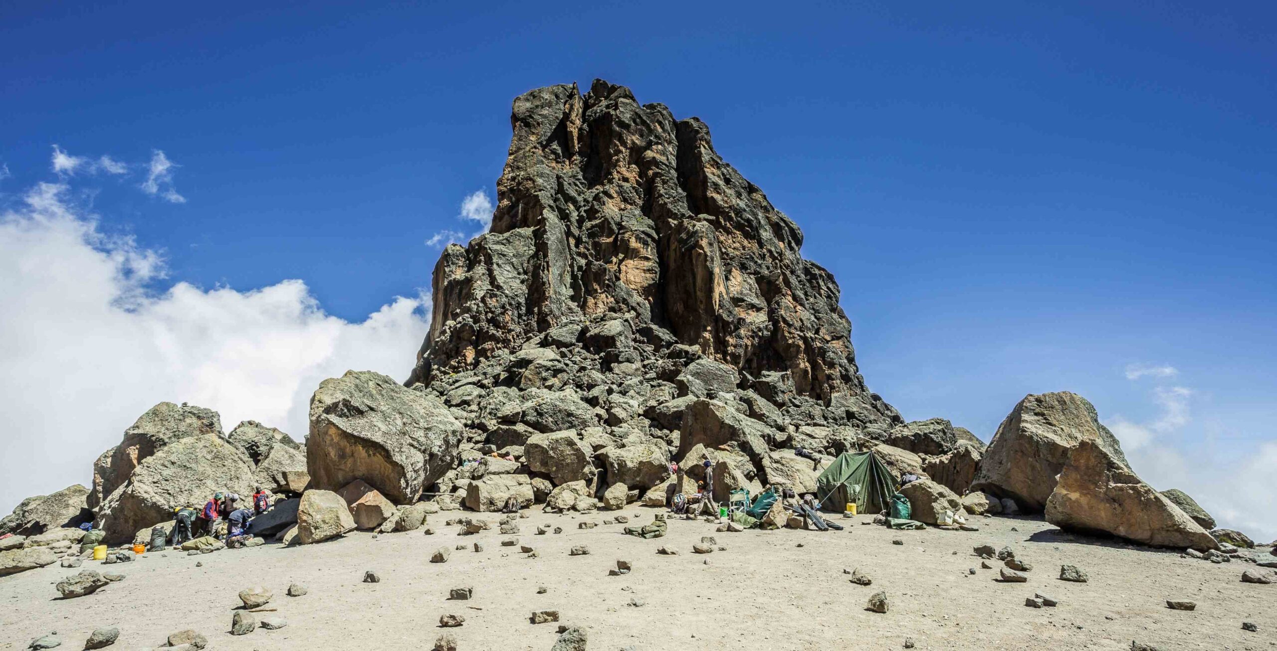 Northern Circuit, Tag 4/8: Lava Tower (4600 m) – Buffalo Camp (4.020 m)